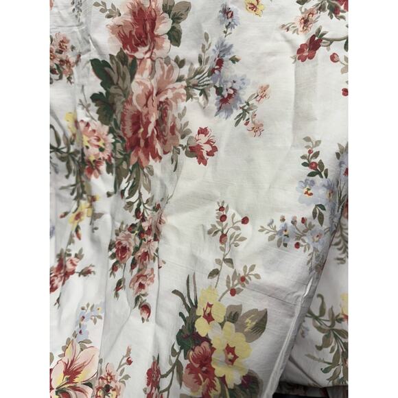 VTG 90s Ralph Lauren Full sheet set (Fitted Flat 2 Pillow Cases) Shabby cottage - Picture 7 of 9